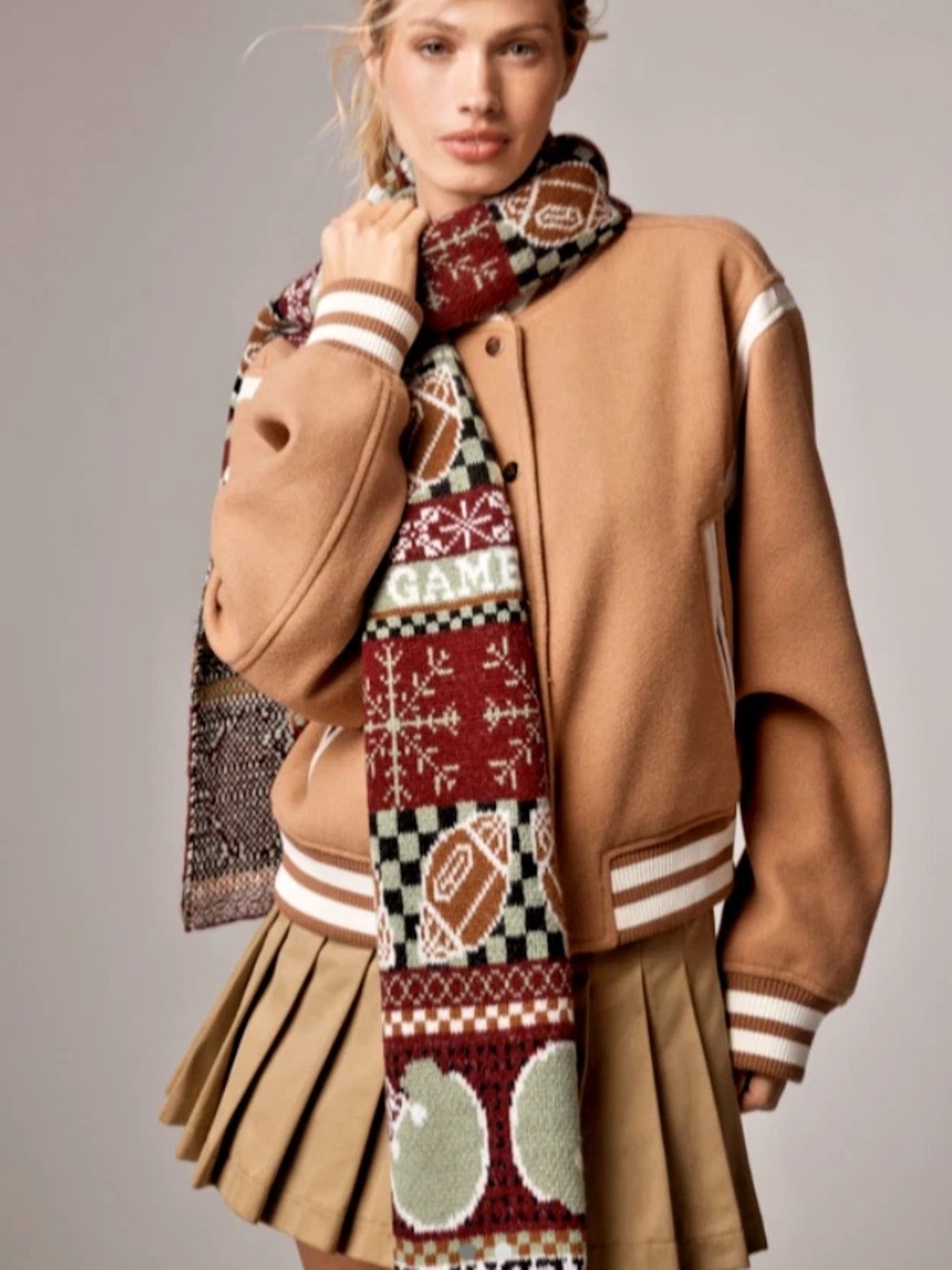 Anthropologie Game Day Scarf: Icon Edition
